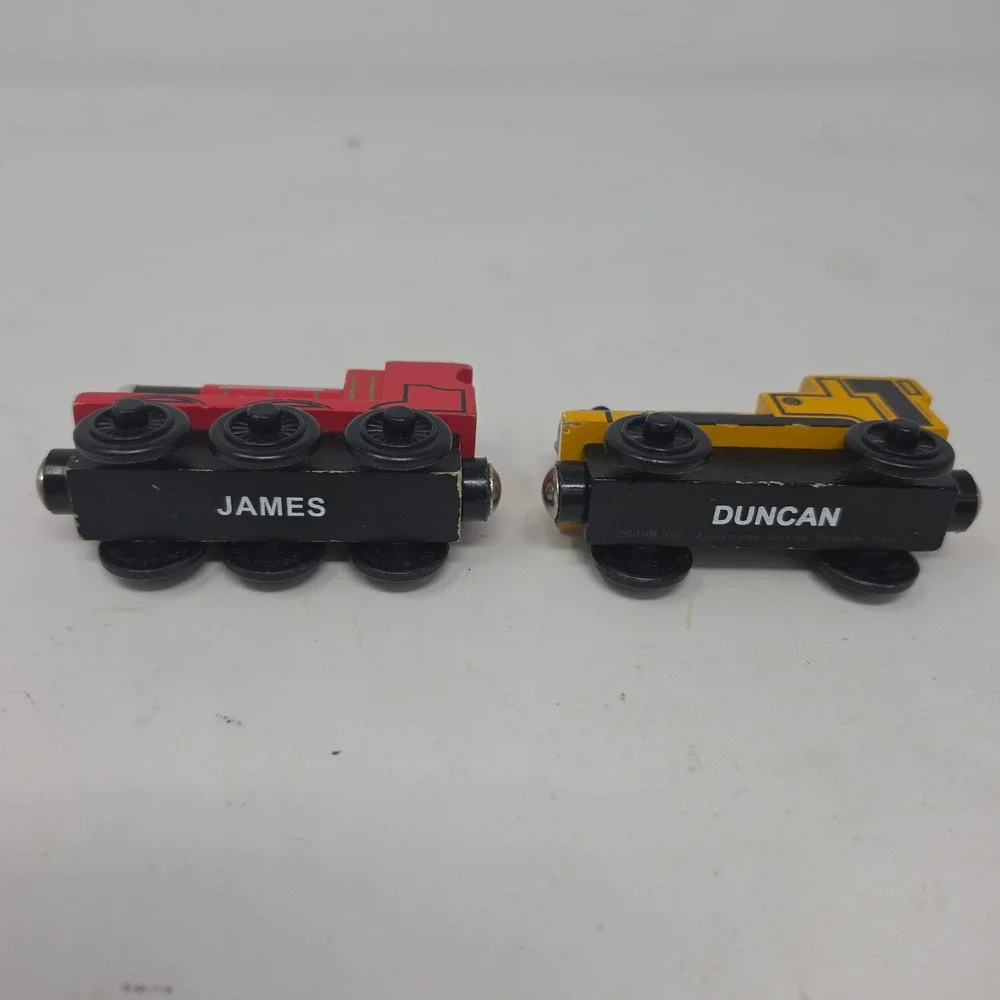 Thomas & Friends Wooden Railway James and Duncan Magnetic Engines lot. X
